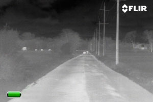 FLIR Scout BTS-X Thermal Night Vision Binocular at 500 Yards Distance