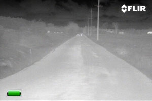 FLIR Scout TS32 Thermal Night Vision Monocular at 250 Yards Distance