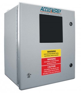 Accuenergy AcuPanel 9104-P4 Power and Energy Panel Meter, NEMA 3, 600 V AC-