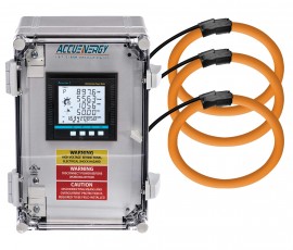 Accuenergy AcuPanel 9104X-IIR-MV-P3V3-WEB2 + RCT16-1000 Pre-Wired Power And Energy Panel with Current Transformer Kit -