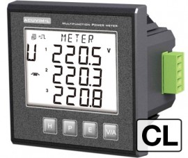 Accuenergy ACUVIM-CL-D-60-5A-P1V4 Power/Energy Meter, LCD, RS485, 5 A input, 415 Vac/300 Vdc-