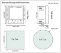 Acuvim REM-DS1 Remote Display for Acuvim DIN-Rail Mounted meters-