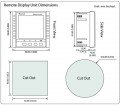 Acuvim REM-DS1 Remote Display for Acuvim DIN-Rail Mounted meters-