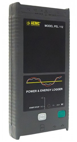 AEMC PEL 112 Power and Energy Logger with BK sensors-
