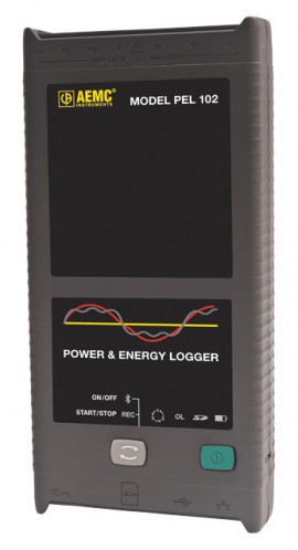 AEMC PEL 102 Power/Energy Data Logger Kit with sensors-