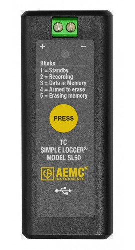 AEMC SL50 Simple Logger Data Logger, TC-