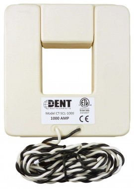 Dent CT-SCL-1000-B Large Split Core Current Transformer with Banana Plugs, 1000A-