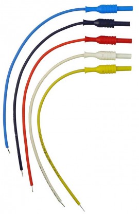 Dent EXCINTLDSET International Set of Unterminated Voltage Leads for the ElitePro, 10&amp;quot;, 5 Colors-