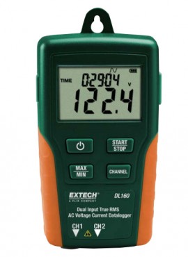 Extech DL160 Dual Input TRMS AC Voltage/Current Data Logger-