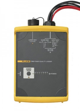 Fluke 1743 Three Phase Power Quality Logger Memobox-