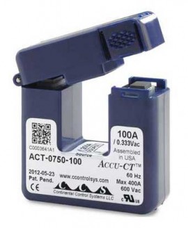 Onset HOBO T-ACT-0750-100 Accu-CT Current Transformer, 100 A/333 mV-