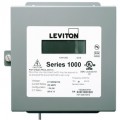 Leviton 1N240-01D Indoor Dual Element kWh/Demand Meter, MAX 100A, Meter Only-