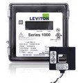 Leviton 1O240-02W Outdoor 120/240V Single Phase kWh Meter Kit, 200A, 2 Split Core CTs-