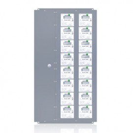 Leviton 2X211-CFG Extra Large Series 2000 MMU Multiple Meter Units, 120/208V, 11 Three Element Meters-