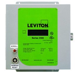 Leviton 3NUMT-50M  Indoor kWh Meter, 5000A, 208-480VAC, Meter Only-