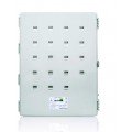 Leviton 6X214-CFG Mini Meter MMU in Outdoor Weatherproof Enclosure, 120/240V, 14 Dual Element Meters-