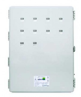 Leviton 6X310-KIT VerifEye Mini Meter MMU 3P/4W Outdoor Kit with 10 Dual-Element Meters and 20 Solid-Core CTs, 120/208 V-