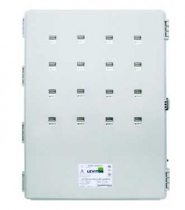 Leviton 6X316-KIT VerifEye Mini Meter MMU 3P/4W Outdoor Kit with 16 Dual-Element Meters and 32 Solid-Core CTs, 120/208 V-