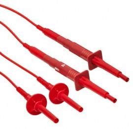 Megger 1003-201 Test Lead Set, 25 m, with 10 kV Large Insulated Clips, Set of 3-