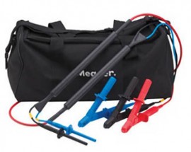 Megger 1005-268 Large Sized Insulated Clips, 15m, 15kV, Supplied in Carry Hold All-