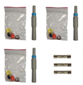 Megger 1008-645 Adapter and Fuse Kit, 3 Adapters, 3 Fuses-