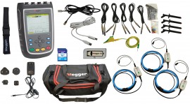 Megger MPQ1000SILVERKIT Handheld Power Quality Analyzer, Silver Kit-