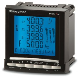 Socomec Diris A40 Power Meter with 24V/48V DC Power Supply-