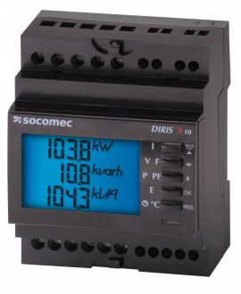 Socomec Diris A10 Series of Multi-Functional Power Meters-