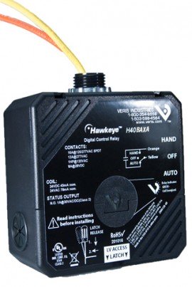 Veris H40BAXA EncRly SPST 10A 10-30V HOA-