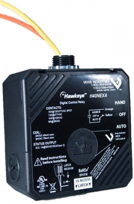 Veris H40NEXA EncRly SPST 16A 24V HOA-