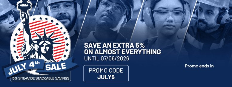 Independence Day Promotion - Save 5% on almost everything with promo code JULY5