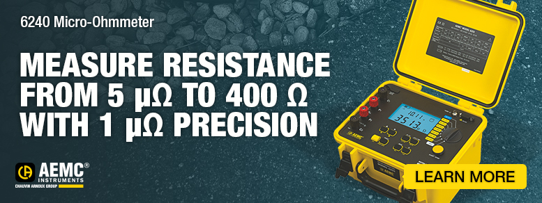 AEMC 6240 Micro-Ohmmeter